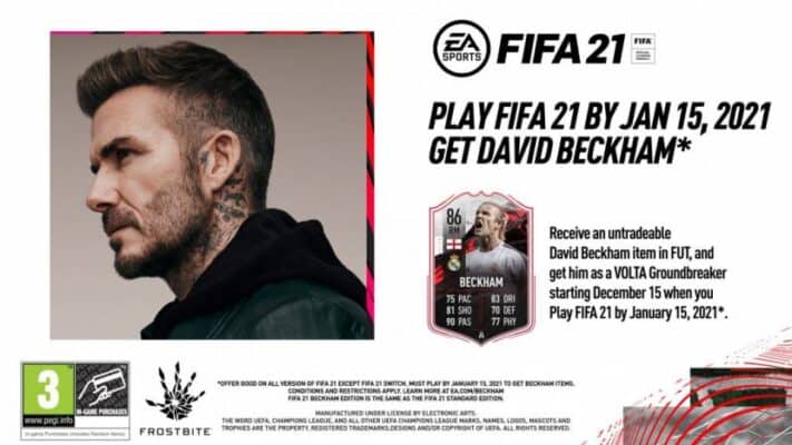 Fifa 21 editions - Beckham edition