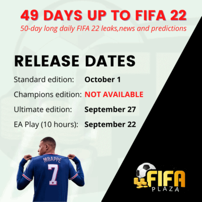 FIFA 22 - Release date