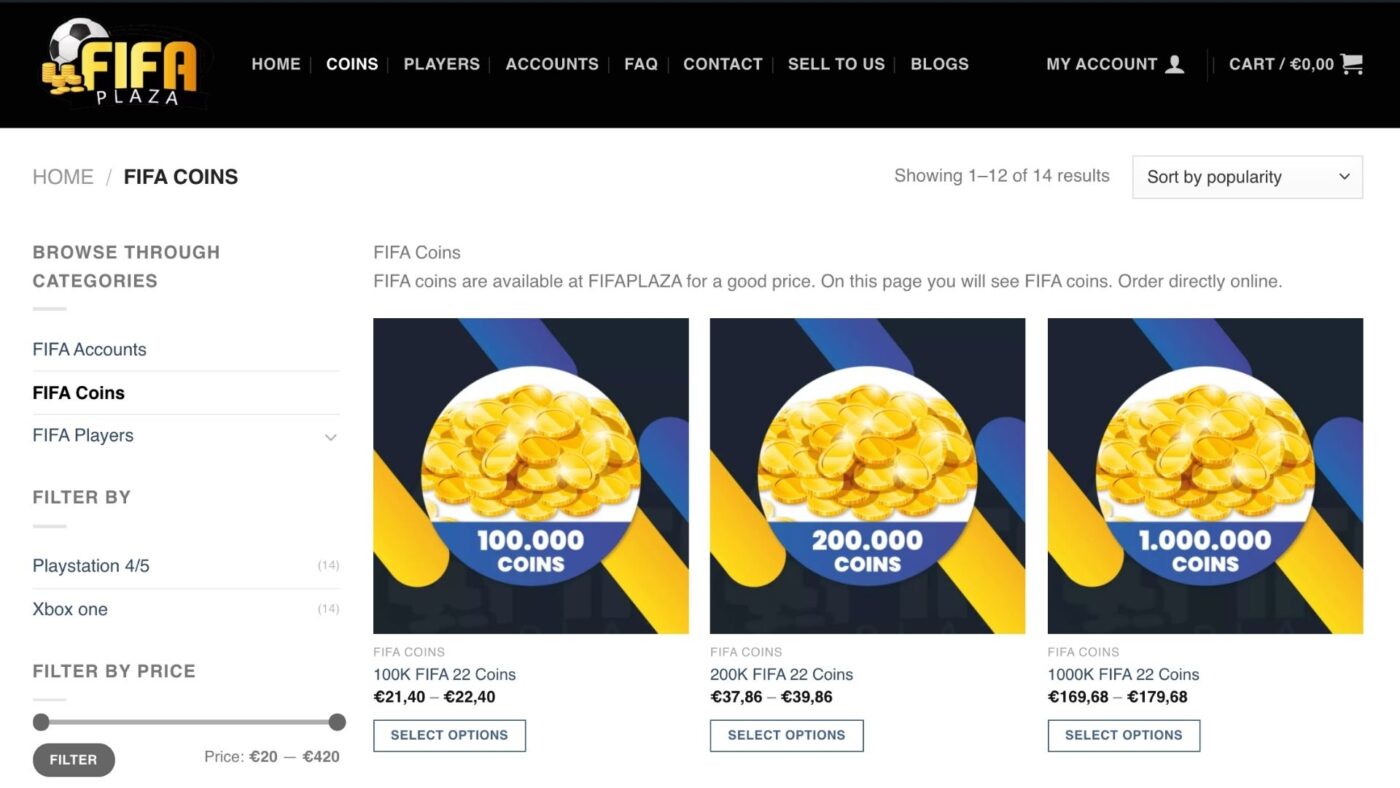 How to buy FIFA 22 coins?